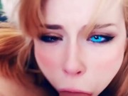 Lovely Girl Deep Blowjob and Play Pussy in Lingerie - POV 14/16