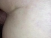 Hubby fucks and fills my ass with cum 6/16