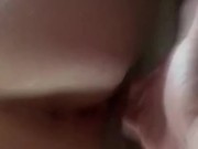 Fuckin my wife hard from the back while she sucks on our gf wet pussy 6/16