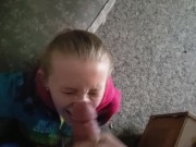 Step Sisters Assistance- Cumming In Her Mouth Before Work CUMSHOT FACIAL 16/16