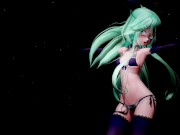 MMD 4k YamaKaze bikini Follow the Leader 2/16