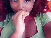 Burgundy Longhair Ebony Head Sexy Big Tits Beautiful Hot Thot Teen Teaser Video - Mastermeat1 12/16