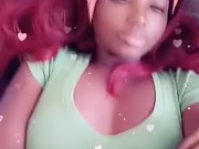 Burgundy Longhair Ebony Head Sexy Big Tits Beautiful Hot Thot Teen Teaser Video - Mastermeat1 16/16