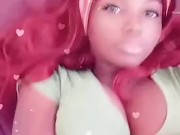 Burgundy Longhair Ebony Head Sexy Big Tits Beautiful Hot Thot Teen Teaser Video - Mastermeat1 4/16