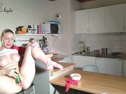 Beautiful Girlfriend Hard Masturbate Pussy Bottle - Closeup 4/16