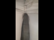 Desperate pee in white Jeans and rubbing my wet clit Full video on ModelHub 10/16