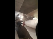 Desperate pee in white Jeans and rubbing my wet clit Full video on ModelHub 15/16