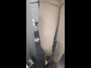 Desperate pee in white Jeans and rubbing my wet clit Full video on ModelHub 4/16