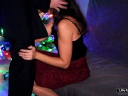 Новогодний секс после вечеринки.New year's sex after a party 3/16