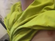 Amateur creampie with tiny red head 5/16