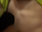 Amateur creampie with tiny red head 9/16