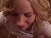 Horny Girl Sucking Cock Boyfriend and Rough Sex - Cum Inside 1/16