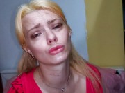 My hot stepsister seduces me. Begging for a Blowjob (with conversation)