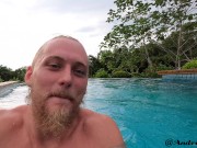 ALMOST got caught PUBLIC fucking at the pool Andy Savage & SukiSukiGirl 16/16