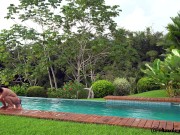 ALMOST got caught PUBLIC fucking at the pool Andy Savage & SukiSukiGirl 3/16