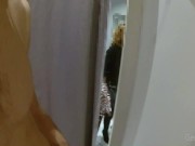 DRESSING ROOM PART1. La signora non riesce a smettere di guardarmi. 12/16