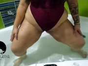 Delicious woman with big ass touches herself for her lover 7/16