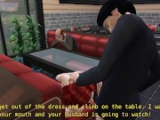 DDSims - Boss fucks wife in front of husband - Sims 4 9/16