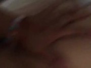 Quick lesbian strap sex before class