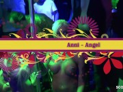 Mia Bitch and Anni Angel get Bukkake by Stranger at Party 1/16