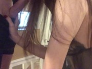 Petite asian teen & BWC bf fucking: BJ, doggy, cowgirl & reverse cowgirl - Amateur couple 2/16