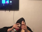 Can I massage your beautiful feet -foot fetish -sock fetish femdom 11/16