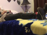 Can I massage your beautiful feet -foot fetish -sock fetish femdom 4/16