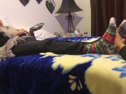 Can I massage your beautiful feet -foot fetish -sock fetish femdom 7/16