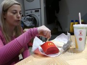 Mistress Snacks While Slave Cracks 2/16