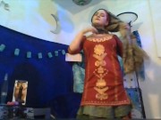 Sneaking in some fun striptease & pussy rubbing getting ready for mosque 3/16