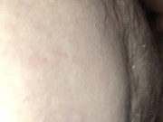 Husband fucks my ass till I squeal then my pussy till he gives a creampie 3/16