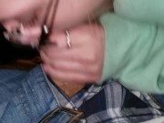 Spontaneous blow job  4/16