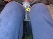 Hot milking teen drinks her breast milk 7/16