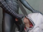 Gwen Venom Stacy Face Fucked by Spiderman (Full HD) 14/16
