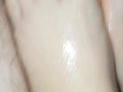 Sega con piedi oliati - Sborrata poderosa - Lubrificante Durex 1/16