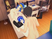 (3D Hentai)(Fairy Tail) Sex with Juvia and Levy 13/16