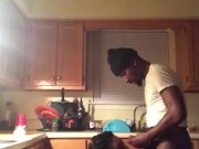 Stepsister sneaky to fuck in kitchen  13/16