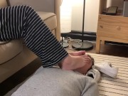 Girlfriend makes me smell her feet after shopping in her smelly shoes 10/16