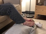 Girlfriend makes me smell her feet after shopping in her smelly shoes 16/16
