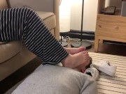 Girlfriend makes me smell her feet after shopping in her smelly shoes 7/16