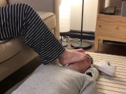 Girlfriend makes me smell her feet after shopping in her smelly shoes 9/16