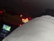 Blowjob in the backseat of a FULL passenger car! No fucks givin! 14/16
