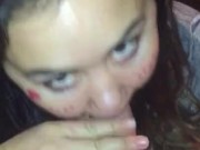 Taking all daddy’s cum in my mouth 6/16