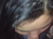 Taking all daddy’s cum in my mouth 8/16