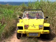 Best Holiday of their lives she said: Big Tits Lesbian Mayhem Outdoors 2/16