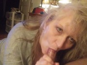 MY STEPMOM SUCKS MY COCK TO KEEP HER SECRET  2/16