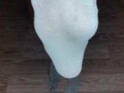 teen girl shows her socks and foot fetish pov 10/16