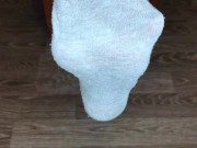 teen girl shows her socks and foot fetish pov 6/16
