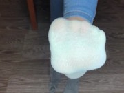 teen girl shows her socks and foot fetish pov 9/16