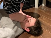 Sniffing my girlfriend’s sweaty toes 10/16
